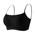 thumbnail image 5 of Fatuov Womens No Underwire Bralette Solid Color Full-Coverage Bra Breathable Fabric Push Up Sleep Bralette 36A, 5 of 5