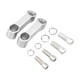 thumbnail image 1 of Extensión de espejo para motocicleta Accesorios para motocicleta Bloque de espejo Placas base Plata, 1 of 9