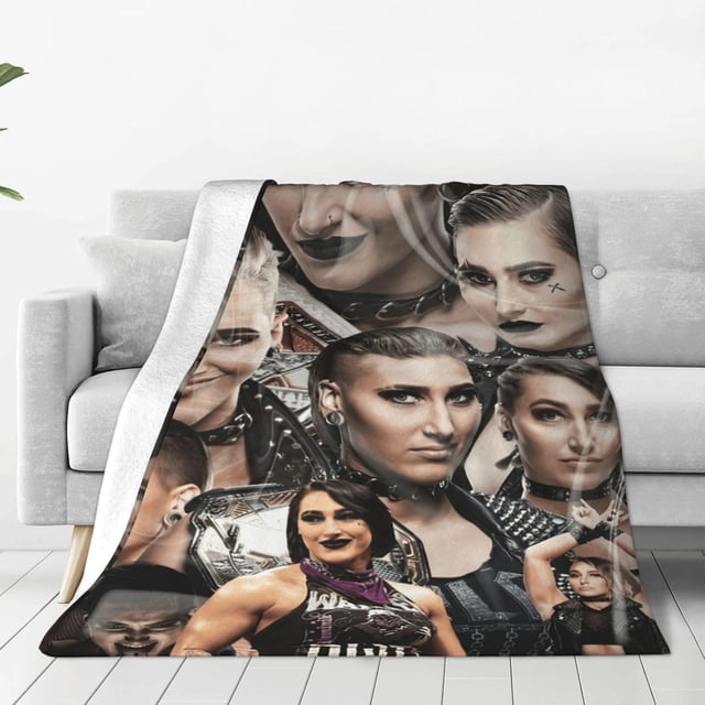 Couverture Légère Rhea Wrestler Ripley pour Climatiseur, Couverture King Size pour Toutes les Saisons, Couvertures Douces pour Voiture et Course 40"x30 Pouces