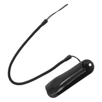 LULULION 1Set Elastic Pen Loop Lanyard Black Stretch Retractable Holder for Notebooks Journals