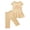 Khaki, variant on Fengyings Girls Summer Clothes Short Sleeve Dress Shirt+Pants Set Two Piece Summer Outfits