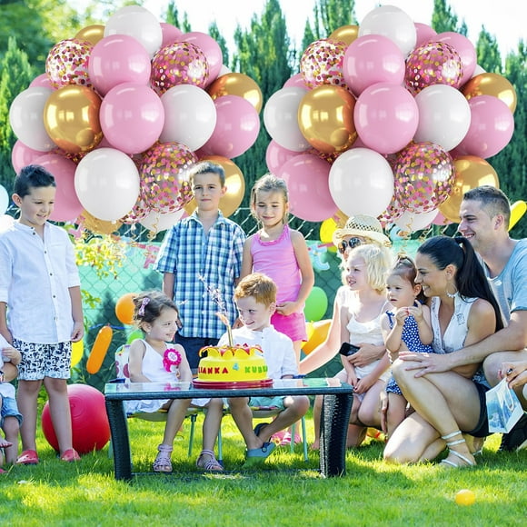 Juego de 30 globos de poliéster multicolor | Decoraciones duraderas con helio para fiestas | Artículos para cumpleaños, bodas y festividades | Fáciles de inflar, seguros para niños | Decoración para
