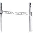thumbnail image 3 of Nexel AHR18C Nexel Chrome Hanging Rail 18"W, Silver, 100 Lbs Capacity, 3 of 4