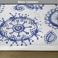 thumbnail image 6 of Ambesonne Paisley Place Mats Set of 4, Watercolor Mandala, Standard Size, Navy Blue White, 6 of 6
