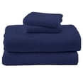 thumbnail image 1 of Juego de Sábanas Polar Invernales Kyuden Home Individual Azul Navy, 1 of 3