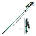 thumbnail image 4 of Eigraketly Bastones de senderismo Bastones de senderismo plegables Bastones de senderismo Bastones de senderismo antideslizantes de 5 secciones Escalada Verde, 4 of 6