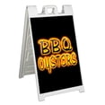 thumbnail image 1 of BBQ Oysters (24" X 36") Standard A-Frame Signicade, Includes Decal Applied To Stand, 1 of 4
