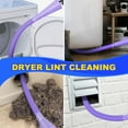 thumbnail image 4 of DRYVENCK Dryer Vent Cleaner Kit Dryer Lint Vacuum Attachment Brush, Lint Remover, Dryer Vent Vacuum Hose Replacement Parts (Pruple), 4 of 9