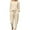 Beige, variant on gakvbuo Sweaters for Women Fall Fashion 2Pc Fashion Woman Solid Long Sleeve Blouse +Loose Pants Sets