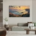 thumbnail image 3 of Ocean Wall Art Beach Wall Art Flower Beach Canvas art Framed wall art Painting For Livingroom Decor Office Bedroom Decoration, 3 of 7