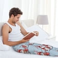 thumbnail image 7 of Fotbe merry Christmas rabbit Men's Pajama Pants,Sleepwear Pants,Pj Bottoms Drawstring And Pockets-Small, 7 of 7