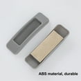 thumbnail image 4 of Yuarrent Tiradores de armario de 2 piezas, tiradores de cajón sin perforaciones, armario de repuesto gris Type3 NO3, 4 of 6
