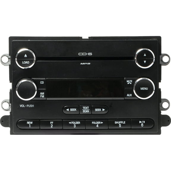 Restored 2009 Ford Edge Lincoln MKX AM FM Radio 6 Disc CD MP3 Player Part ID 8T4T18C815EC (Refurbished)