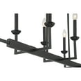 thumbnail image 4 of Possini Euro Design Black Linear Pendant Chandelier 50" Wide Industrial 8-Light Fixture for Kitchen Island Dining Room House Foyer, 4 of 9