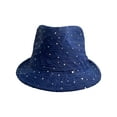 thumbnail image 2 of Top Headwear Womens Glitter Sparkle Fedora Hat - Royal, 2 of 4