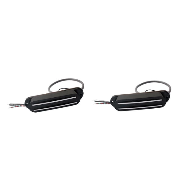 Pastilla de guitarra de doble carril caliente para guitarra eléctrica, mandolina, ukelele Yuyangstore Pastilla activa de doble bobina