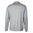 thumbnail image 3 of Men's Cutter & Buck  Gray Columbus Clippers Stealth Heathered Quarter-Zip Top, 3 of 3