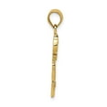 thumbnail image 2 of Diamond2Deal 14K Yellow Gold Filigree Key Charm Pendant for Women (L- 1.1 in, W- 0.33 in), 2 of 4