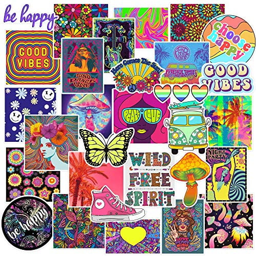 indie stickers stickers indie indie aesthetic hippie stickers indie stickers aesthetic for kid phone laptop wall indie kid room decor walmart com