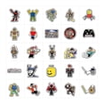 thumbnail image 3 of 100 unidades de pegatinas de moda Roblox, calcomanía impermeable para monopatín Afortunado Sencillez, 3 of 5