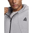 thumbnail image 6 of Reebok Men's and Big Men's Momentum Fleece Full Zip Hoodie, Sizes XS-5XL, 6 of 11