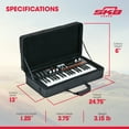 thumbnail image 3 of SKB 23”x11” DJ Controller & Small MIDI Keyboard Soft Case Padded Bag, Black, 3 of 10
