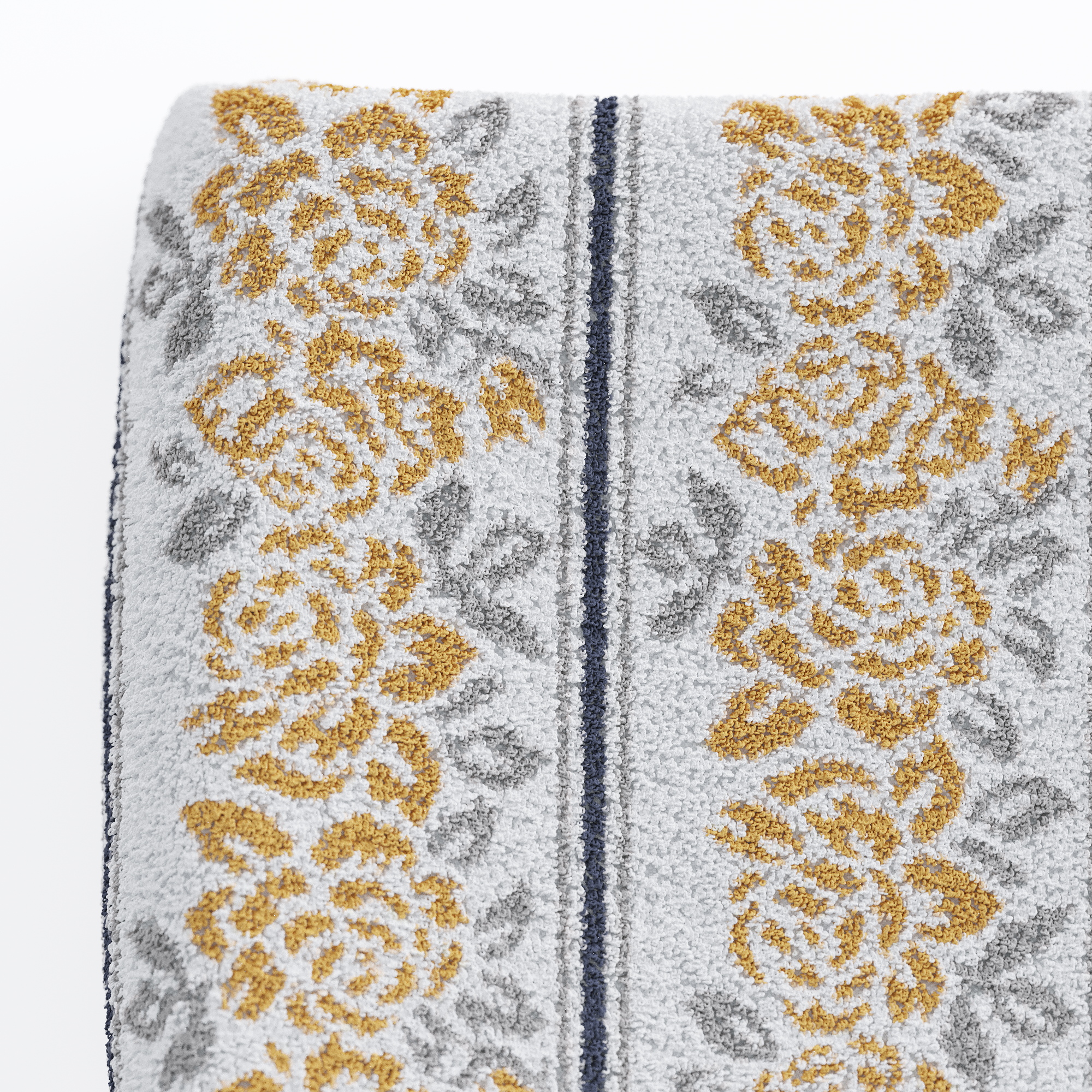 Beautiful by Drew Barrymore 4-Piece Bath Towel Set, Amber photo 5