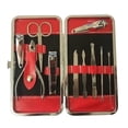 thumbnail image 4 of Juego de 10 piezas de acero inoxidable para el hogar, juego de herramientas para uñas, cortaúñas, cortaúñas, pinza para cejas, cortaúñas, 4 of 4