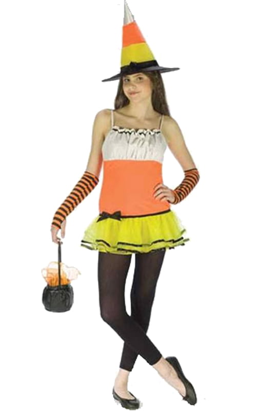 Teen Candy Corn Witch Costume 