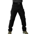 thumbnail image 4 of Work Pants For Men Construction, Cotton Cargo Pants Pantalones Pantalones Tácticos Para Hombre Winter Men's Cargo Sweatpants Pantalones Para M Black, 4 of 5