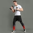 thumbnail image 5 of Pantalones de compresión para hombre, ropa deportiva de secado rápido, mallas para correr, mallas para hombre, pantalones de entrenamiento físico para correr, mallas deportivas para gimnasio, 5 of 5