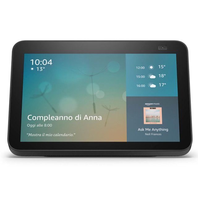 Bocina Asistente De Voz Alexa Echo Show 8 2da Gen 8 HD Camara 13 MP Charcoal
