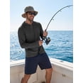 thumbnail image 2 of COOFANDY Men' UPF 50+ Fishing Shirt Long Sleeve UV SPF Sun Protection Hoodies Lightweight Rash Guard for Hiking Outdoor, 2 of 6