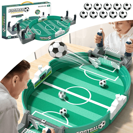 Generic Football Soccer Table Game Interactive Strategy Board Game with Scoreboard 17 ft x 3 ft x 13 ft