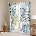 thumbnail image 3 of Castle Fairy Cartoon Snowman Curtains Pack Of 2 (42X84 Each) for Teens Women Men,Merry Christmas Xmas Curtains Blackout,Happy New Year Bedroom Curtains,Luxury Bedroom Decor, 3 of 6