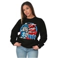thumbnail image 4 of Airbrushed Slush Puppie Get Your Own Unisex Plus Size Sweatshirt Brisco Brands 2X, 4 of 5