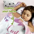 thumbnail image 2 of AOLOA Personalized Toddler Nap Mat for Preschool, Custom Name Kids Nap Mat with Pillow Cover and Nap Blanket, Daycare Nap Mat for Kindergarten, Light Purple Elephant Design Nap Mats, Easy Carry, 2 of 8