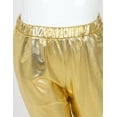 thumbnail image 6 of TiaoBug Kids Girls Jazz Street Dance Hip Hop Activewear Sequins Crop Top And Pants Sport Workout Outfit Gold 10, 6 of 7