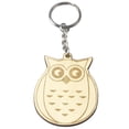 thumbnail image 1 of Llavero de madera colgante búho dibujos animados exquisitos ornamento llavero festival accesorios para bolsa de mochila en paquete paquete 20 paquete sidaley HA012729-00, 1 of 7