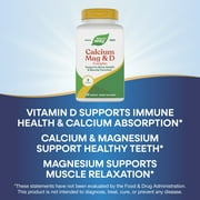 Natures Way Calcium Magnesium & Vitamin D Complex Capsules, Healthy Bones & Teeth*, Unisex, 250ct