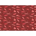 thumbnail image 1 of Ahgly Company Tapis d'Intérieur Rectangulaire Rouge Lavable en Machine, 2 Pieds x 5 Pieds, 1 of 7