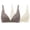 Yellow, variant on VISALY Balconette Bras Padded Bra Triangle Bralette Comfort Full Coverage Bra Front Close Deep V Seamless Wireless Adjustable Bras Spaghetti Strap Bra Comfortable Bras Bras For Women Beige L