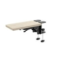 thumbnail image 1 of tredstone Wood Computer Arm Rest for Desk Folding Computer Desk Extender for Desk Light Khaki, 1 of 8