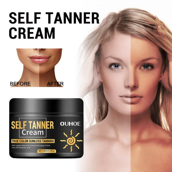 Clearance Items! Body Tanning Cream, Nourishing and Moisturizing Tanning Lotion for Body, Sunless Tan Cream for Soft Skin and Natural Color