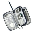 thumbnail image 2 of Organizador electrónico de viajes Unique Bargains para cables, organizador de cables para cargador de teléfono y auriculares, azul 8.27"x2.36"x4.92", 2 of 6