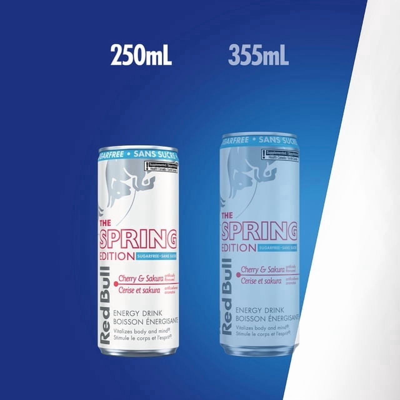 Red Bull Energy Drink Sugar Free Cherry & Sakura 4 Pack 8.4 fl oz