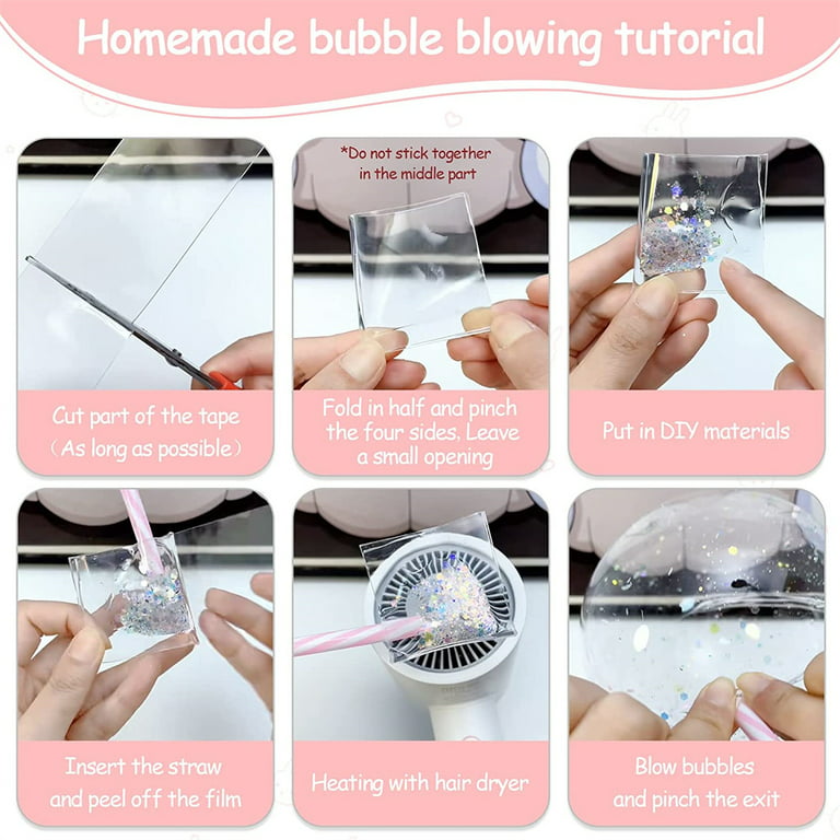  Nano Tape Bubble Kit for Kids with Step-by-Step Video