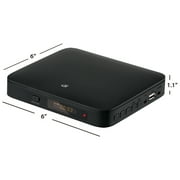 GPX 6 Mini DVD Player with HDMI Cable, Model DH122B, Black