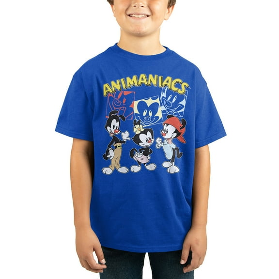 Wakko and Yakko Youth TShirt Boys Graphic Tee-Medium