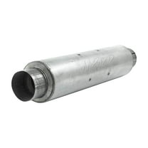 MBRP M1004A Quiet Tone Muffler with 4 Inch Inlet and Outlet, Silver